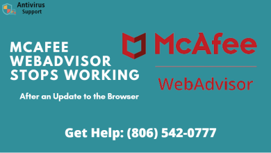 mcafee webadvisor not working