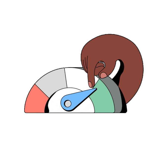 credit-score-meter